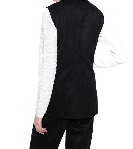 Picadilly Belted Vest Black XS 3