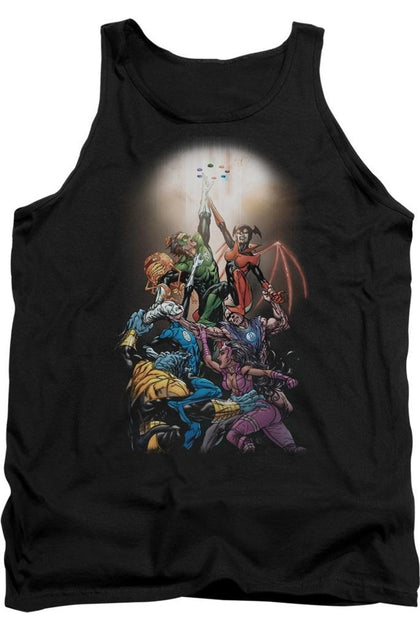 Gildan Green Lantern New Guardians #1 Tank Top Black Large 2