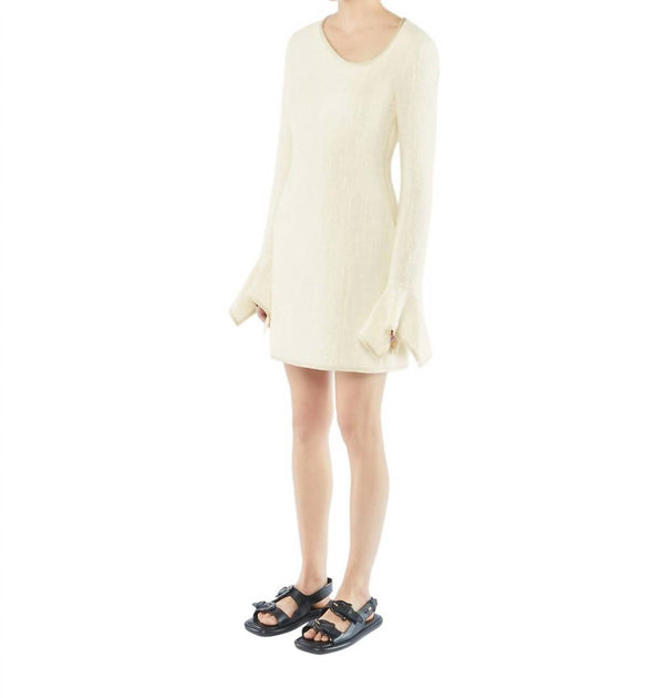 Nanushka Elva Kleid Gelb Medium 3