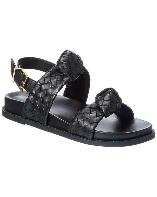 Schutz Kareena Leather Sandal Black US 9 2