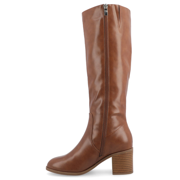 Journee Collection Romilly Knee-High Boot White US 9.5 3