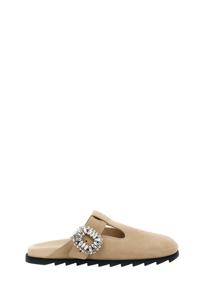 Roger Vivier Slip-On Sandals Beige EU 36 2