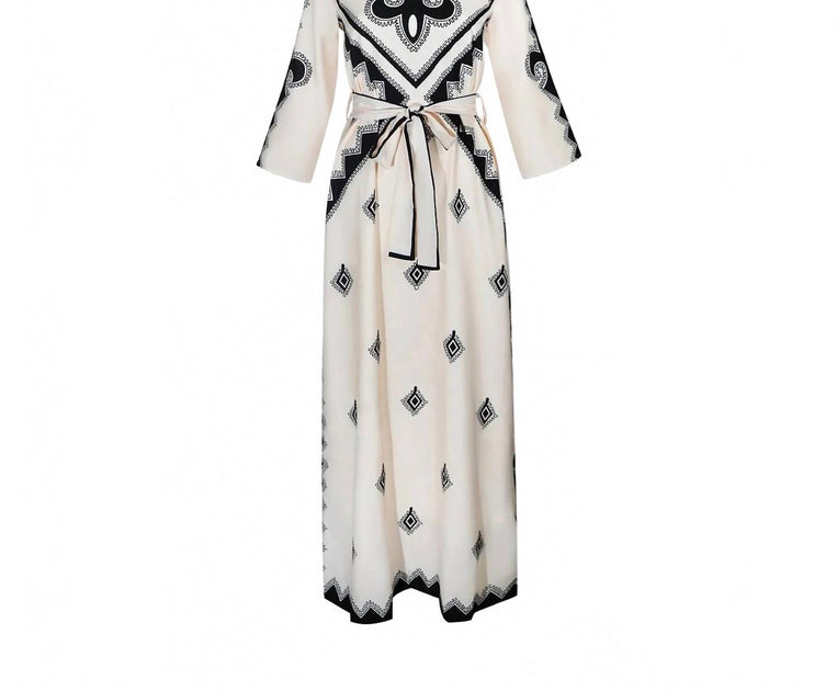 Esteem Couture Kati Robe Caftan Maxi Beige XLarge 4