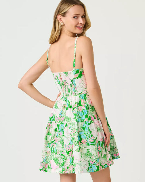 Lilly Pulitzer Bennet Stretch Dress Multi US 2 3