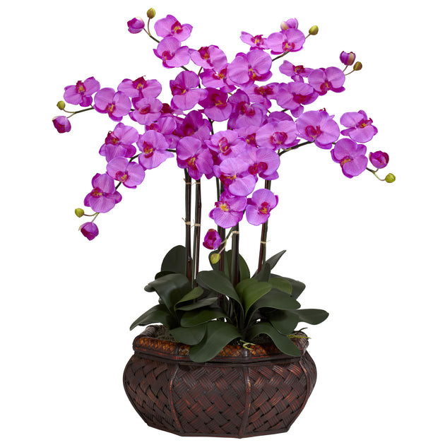 Hivvago Large Phalaenopsis Silk Flower Arrangement 2