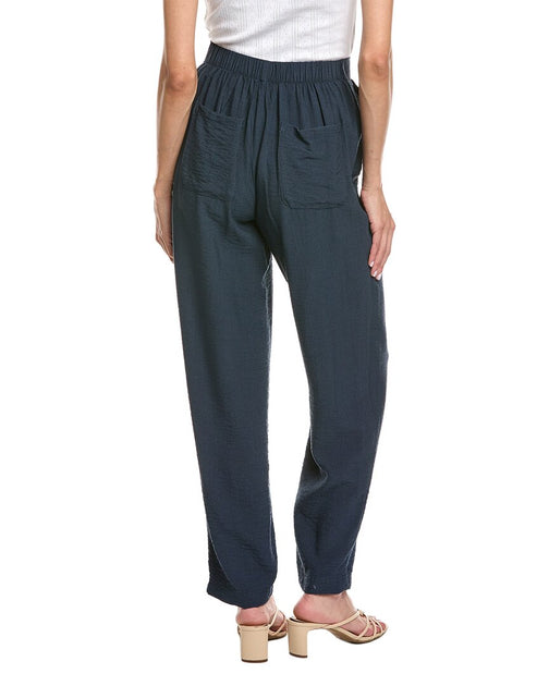 Splendid Crepe Pant Blue Medium 3