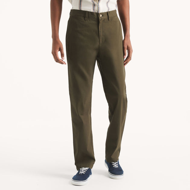Pantalon Twill Classic Fit Nautica Gris 36x30 3