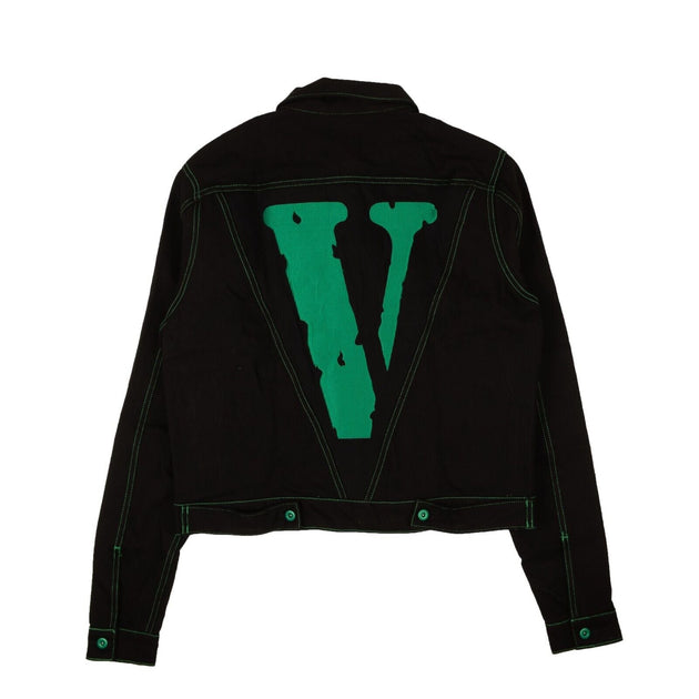 Vlone Friends Denim Jacket - Black/green | ShopSimon