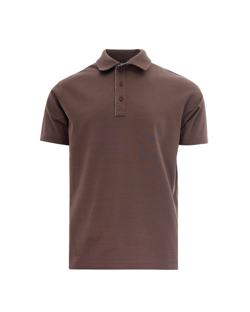 Paul & Shark Polo Double Jersey Brown Medium 2