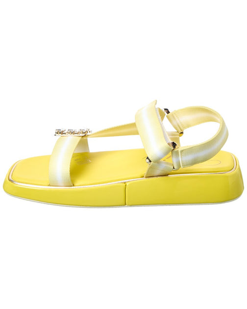 Roger Vivier Trekky Sandal Yellow EU 36 3