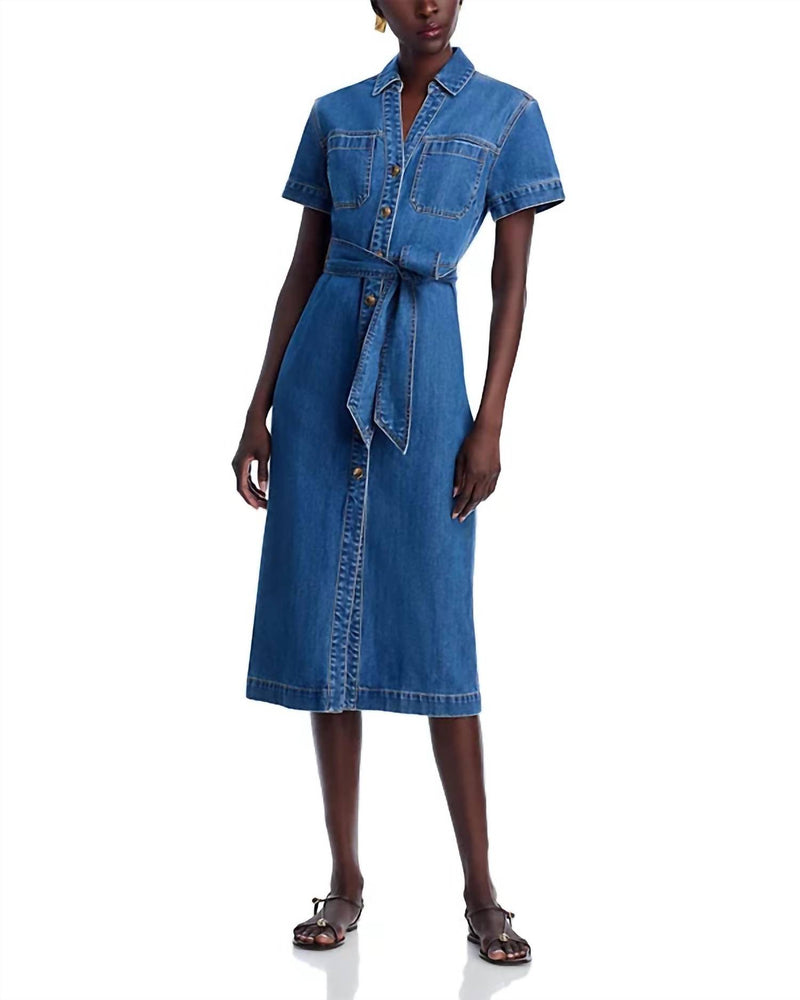 veronica beard midi dress Veronica Beard Women's Tabby Midi Dress In Cornflower