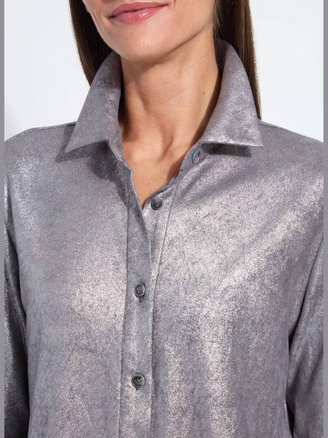 Lysse Connie Shacket Grey Medium 4