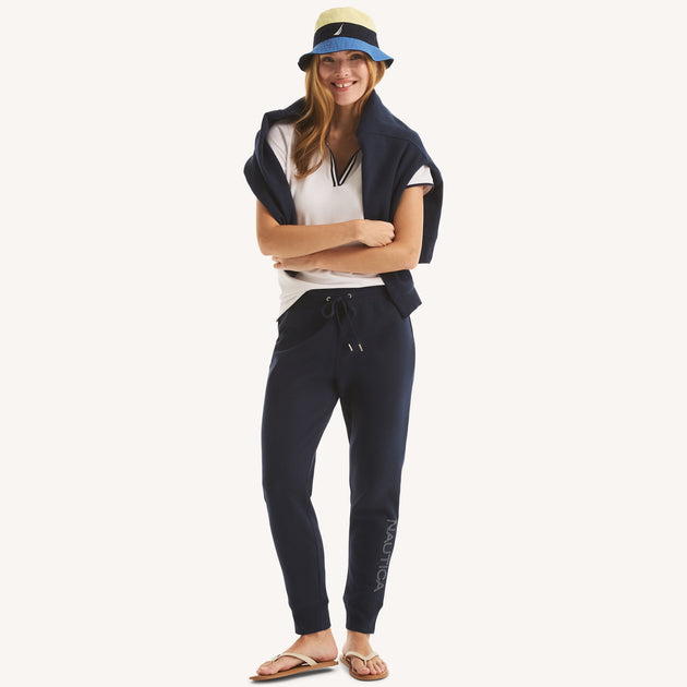 Nautica Logo Jogger White Small 3
