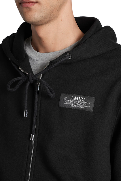Amiri Zip-Up Hoodie Black XXL 4