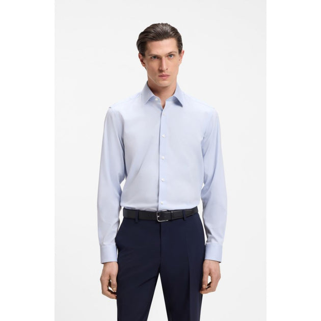 Boss Easy-Iron Regular-Fit Shirt Blue US 18 4