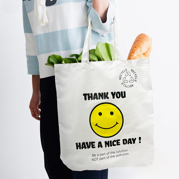 FASHNZFAB Smile Shoulder Bag White One Size 3