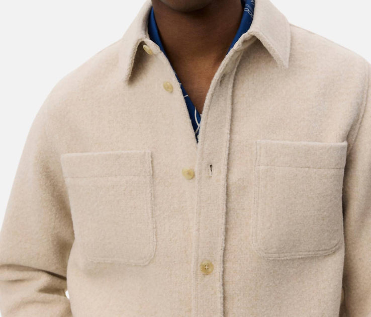 Les Deux Lennon Overshirt Beige Small 4