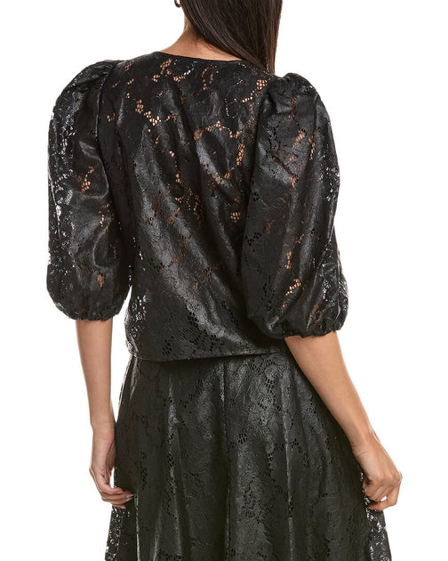 Milly Nannie Lace Top Black XSmall 3