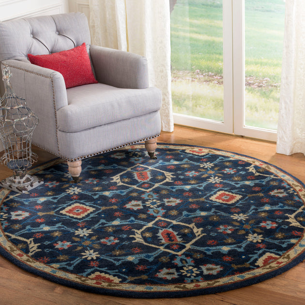 Safavieh HG416 Area Rug Navy Multi 4
