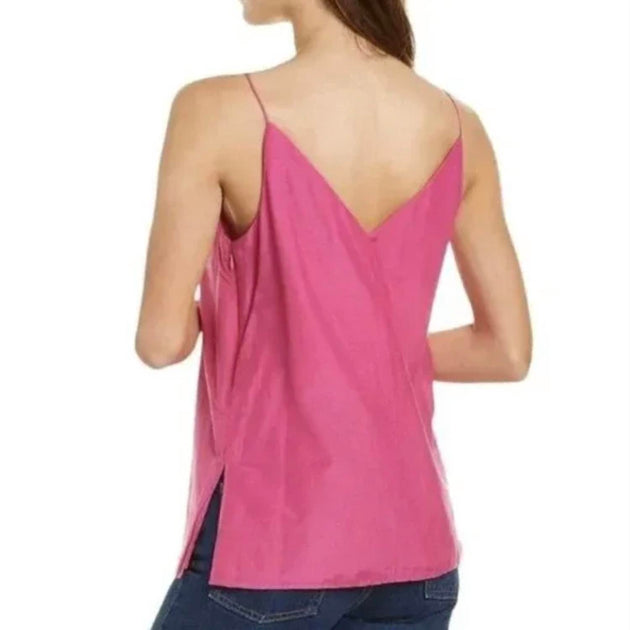 Club Monaco V Neck Cami Top Pink Large 3