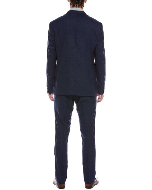 Scotch & Soda 2pc Windowpane Suit Blue US 48 Regular 3