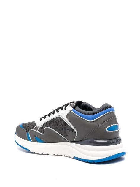 Salvatore Ferragamo Gancini Rainbow Sneakers Grey Blue US 5-6 4