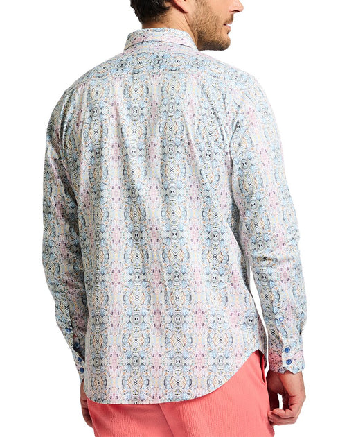 Robert Graham Gomera Woven Shirt White Large 3