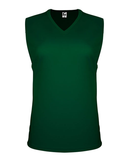 C2 Sport Sleeveless V-Neck T-Shirt Green XXLarge 3