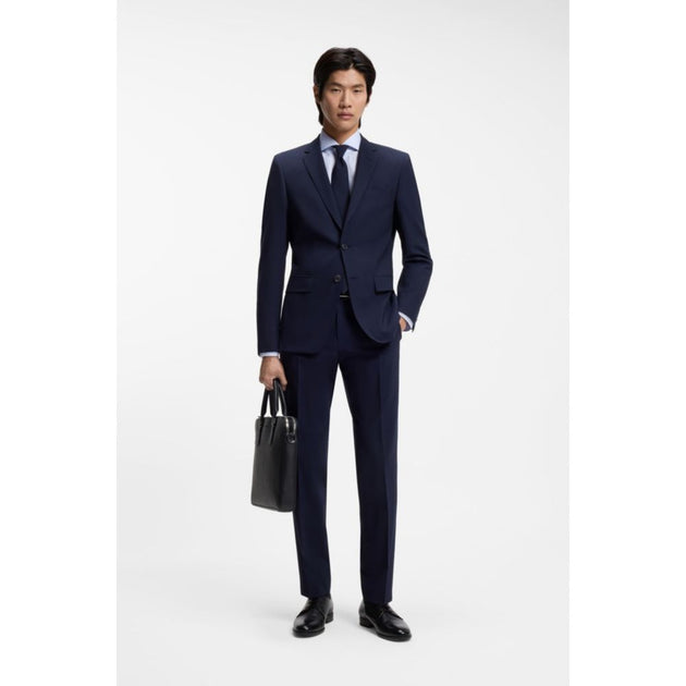 Boss Checked regular-fit shirt blue US 15 3
