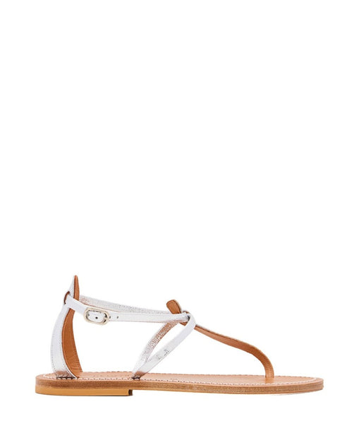 K Jacques St Tropez Buffon Leather Sandal Silver US 7 2