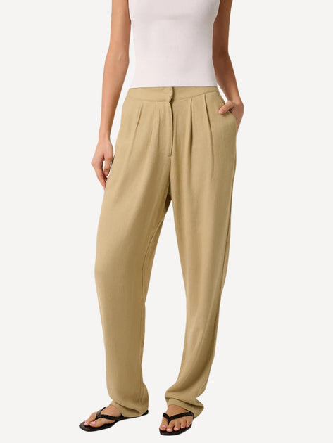 WeWoreWhat Linen Trousers Brown US 4 2