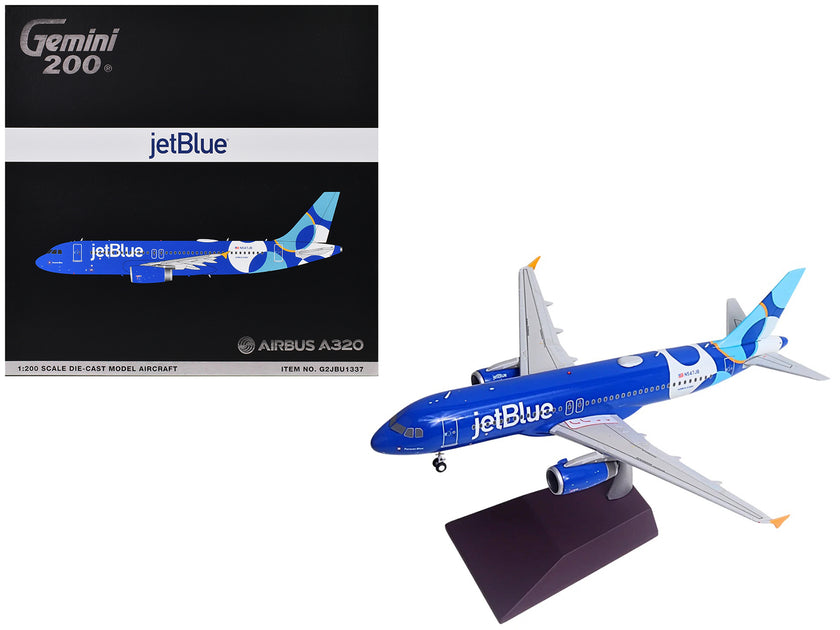 GeminiJets Airbus A320 JetBlue Airways Blau 1/200 2