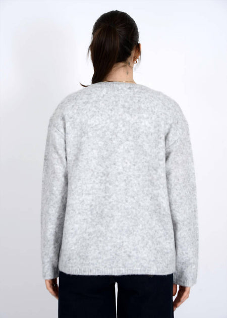 RD Style Calla Tie Front Cardigan Grey Medium 3