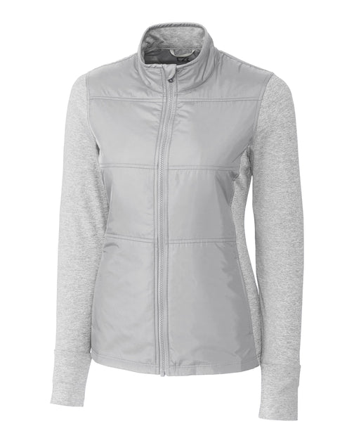 Cutter & Buck Stealth Hybrid Quilted Full Zip Windbreaker Jacket Multi XLarge 4