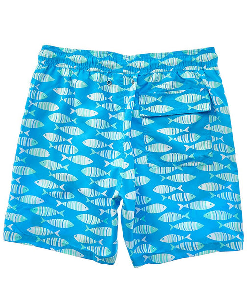 Tom & Teddy Fish Swim Trunk Blue XXL 3