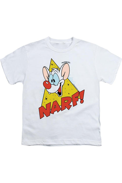 Gildan Pinky And The Brain Narf T-Shirt White XL 2