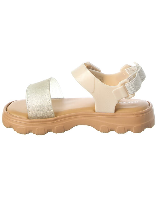 Mini Melissa Kick Off Baby Sandal White US 12 3