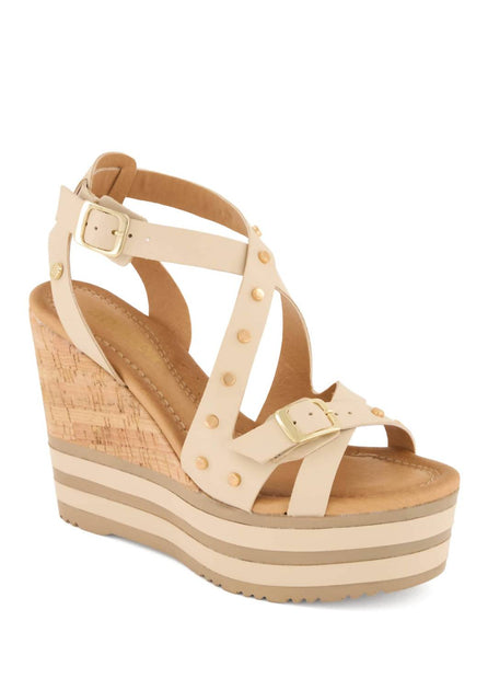 Andrea Casual Wedge Sandal White US 9 2