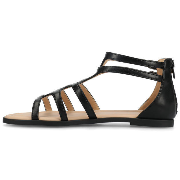 Journee Collection Genneva Sandals Black US 10 3