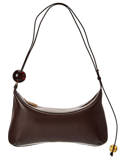 Jacquemus Bisou Perle Large Leather Hobo Bag