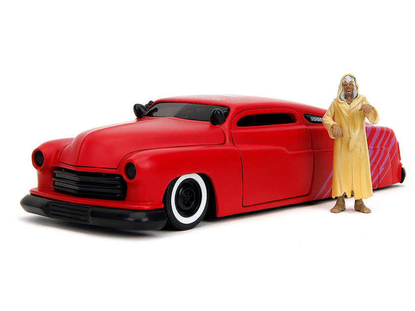 Jada 1951 Mercury Mattrot mit lila Streifen 1/24 Modellauto 2