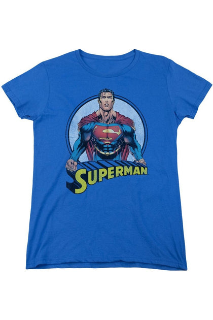 Gildan Superman Flying High Again T-Shirt Blue XXL 2