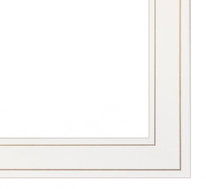 Hivvago Full Moon I 1 White Framed Print Wall Art 4