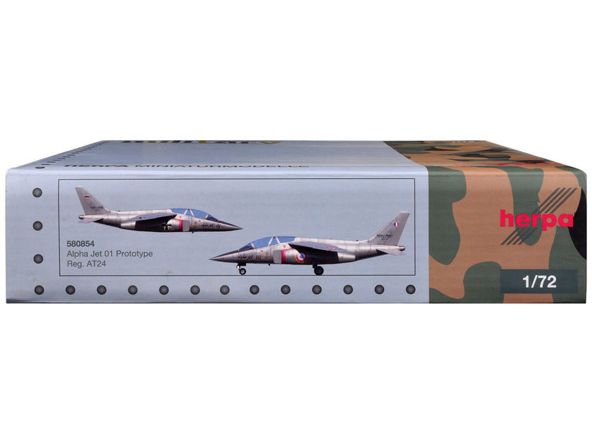 Herpa Dassault Alpha Jet 01 Prototype AT24 Gray 1/72 3