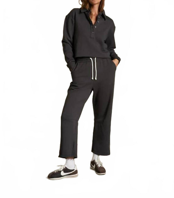 Perfectwhitetee Vinny Collared Sweatshirt Schwarz XLarge 4