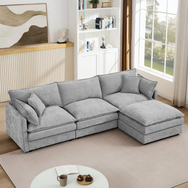 Streamdale Modular Sectional Sofa Grey 2