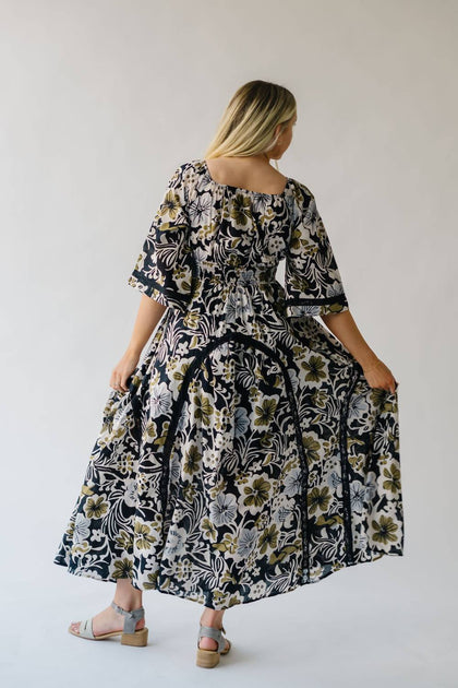 Free People Printed Dixie Maxi Dress In Black Combo | ShopSimon Free People Printed Dixie Maxi Dress In Black Combo | ShopSimon