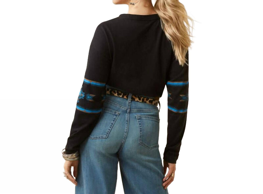 Ariat Relaxed Henley Top Black XXL 3