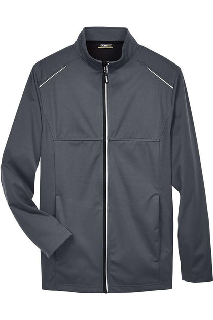 CORE365 Techno Lite Three-Layer Knit Tech-Shell Blue Large 2