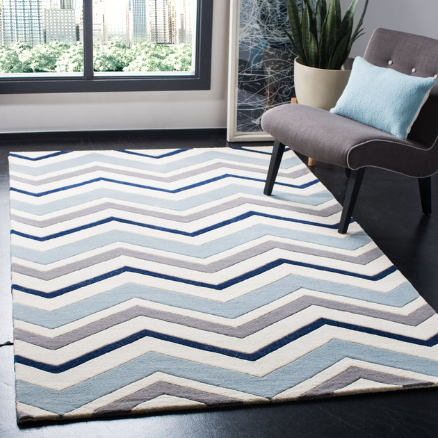 Safavieh Chatham CHT749 Area Rug Ivory Dark Grey 2